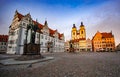 Market Square of Lutherstadt Wittenberg Royalty Free Stock Photo