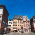 Market square Mainz Old Town in Germany