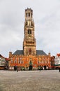 Belfort (Belfry) of Bruges, Belgium Royalty Free Stock Photo