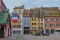 the market square of Mulhouse, France