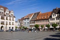 The Market square in Naumburg; Saxony-Anhalt, Germany Royalty Free Stock Photo