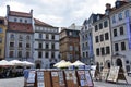 Market Square at Old Town in Warsaw, Poland Royalty Free Stock Photo