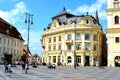 Market Square in Sibiu, European Capital of Culture for the year 2007 Royalty Free Stock Photo