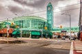 Market Square, urban mall on the corner of Frederick St. and King St East in Kitchener, Ontario, Canada Royalty Free Stock Photo