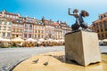 Market square in Warsaw, Poland, Europe.