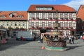 Market square in Wernigerode Royalty Free Stock Photo