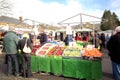 Market stall, Bakewell, Derbyshire. Royalty Free Stock Photo