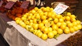 A market stall with fresh fruit Royalty Free Stock Photo
