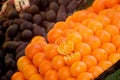 Market Stall Fruit Scene in England Royalty Free Stock Photo
