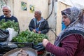 A market stall in Sidon in southern Lebanon Royalty Free Stock Photo