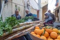 A market stall in Sidon in southern Lebanon Royalty Free Stock Photo