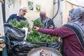 A market stall in Sidon in southern Lebanon Royalty Free Stock Photo