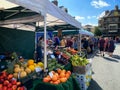 Market stalls at Malton Food Festival Saturday August 28th 2021