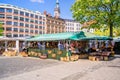 Market stalls from Munich Viktualienmarkt