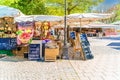 Market stalls from Munich Viktualienmarkt