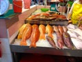 Market stalls in Singapore China Town