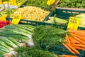 Market stand with vegetables Royalty Free Stock Photo