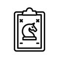 Market strategy Line Style vector icon which can easily modify or edit Royalty Free Stock Photo