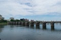 Market Street Bridge in Harrisburg, Pennsylvania Royalty Free Stock Photo