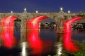 Market Street Bridge Harrisburg Pennsylvania Royalty Free Stock Photo