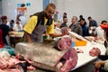 Market in Tangier. Royalty Free Stock Photo