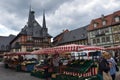 The market in Wernigerode Royalty Free Stock Photo