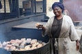 A market woman in Accra, Ghana