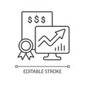 Marketable securities linear icon