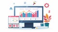 Marketers and SEO specialists working together to optimize website content following best practices.