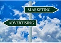 Marketing or advertising. concept Royalty Free Stock Photo