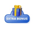 Marketing and advertising special offer. Referral program, Lottery gift box. Web template for promotion surprise. 3D