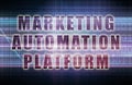 Marketing Automation Platform Royalty Free Stock Photo
