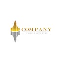 Marketing and Business finance logo template - vector concept illustration. Royalty Free Stock Photo