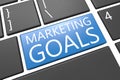 Marketing Goals Royalty Free Stock Photo