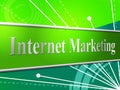 Marketing Internet Represents World Wide Web And Www Royalty Free Stock Photo