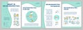 Marketing neuroscience brochure template