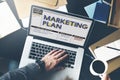 Marketing Plan Strategy Tactics Guidelines Concept Royalty Free Stock Photo