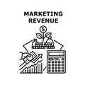 Marketing Revenue Vector Concept Illustration