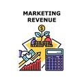 Marketing Revenue Vector Concept Illustration