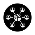 Marketing, skills, ability icon. Black vector sketch