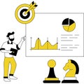 Marketing Strategy Illustration