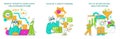 Marketing Tools Cat. Flat Vector