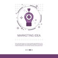 Marketing Vision Business Idea Banner With Copy Space