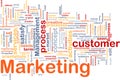 Marketing word cloud Royalty Free Stock Photo