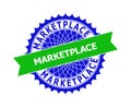 MARKETPLACE Bicolor Clean Rosette Template for Stamps