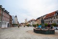 Marketplace of SchmÃÂ¶lln in Thuringia, Thuringia Royalty Free Stock Photo