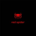 Red Spider Spinner Sport Team Club Logo Design Vector