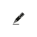 Marker pen vector icon Royalty Free Stock Photo