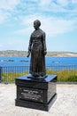 Markiza Anna Bugeja statue, Bugibba. Royalty Free Stock Photo