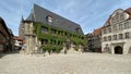 Markplatz of the Main Square of Quedlinburg Old Town Germany